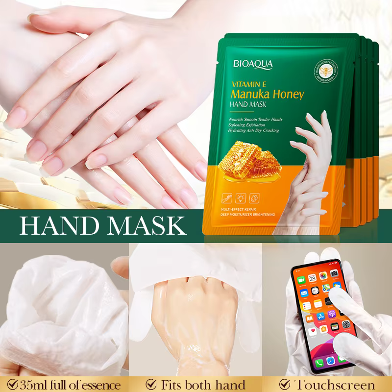 Vitamin E Hand Mask – Masque Mains au Miel de Manuka