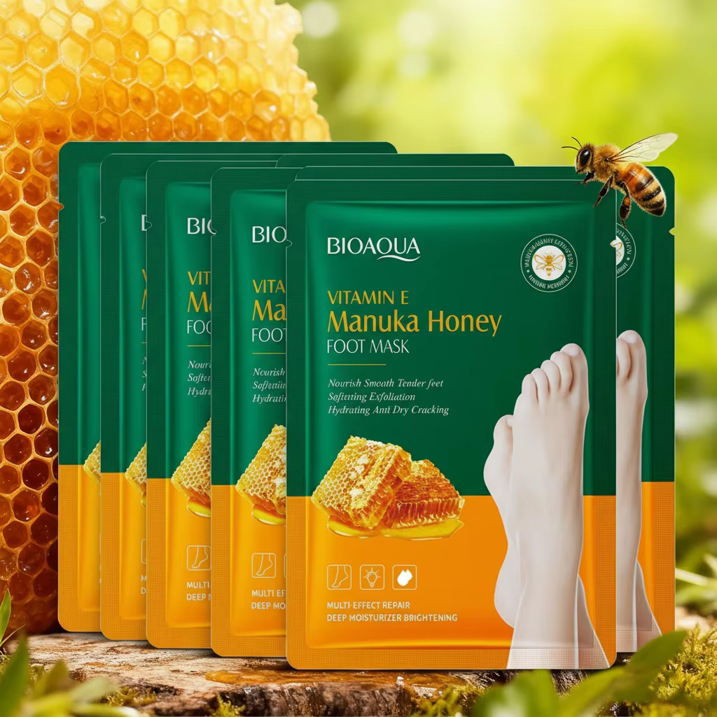 Vitamin E Foot Mask – Masque Pieds au Miel de Manuka