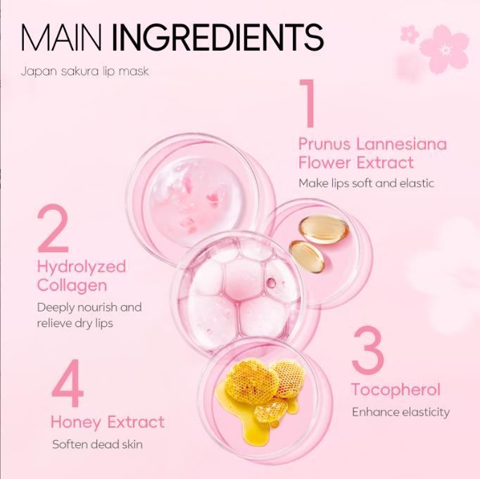LAIKOU Lip Mask – Masque Lèvres Sakura